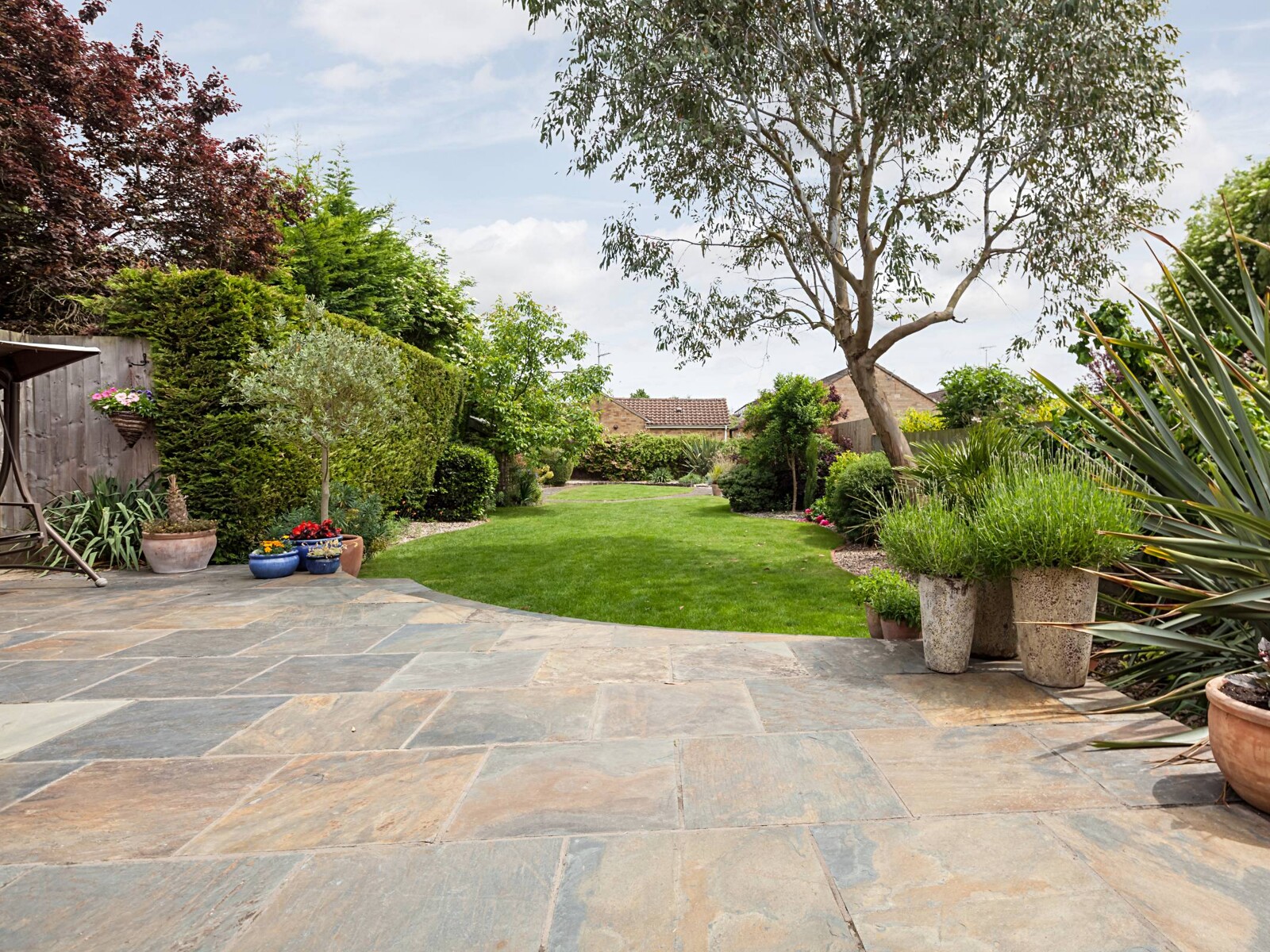 Restored clean driveway after professional cleaning